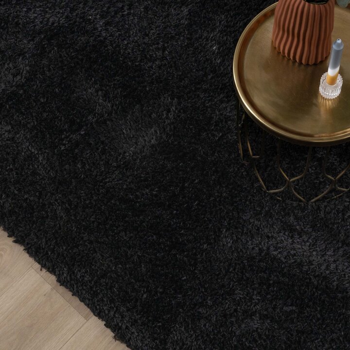 Dywan Shaggy - Blaze Czarny