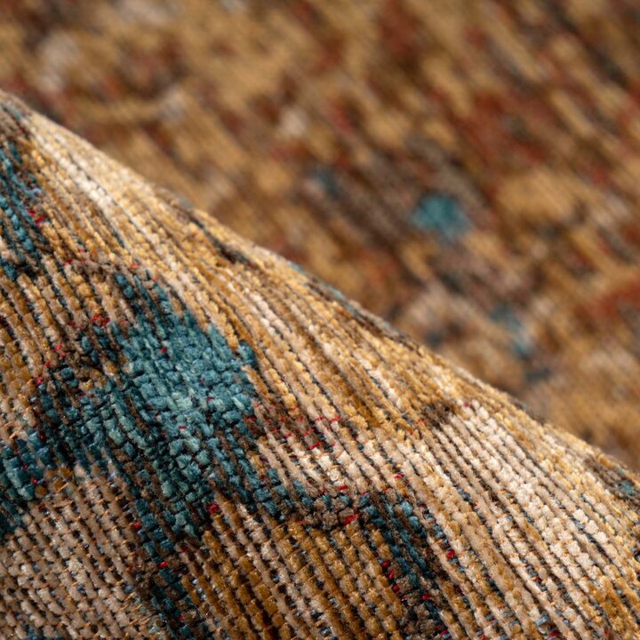 Kleurrijk vloerkleed - Patty Vintage 725 Creme/Blauw