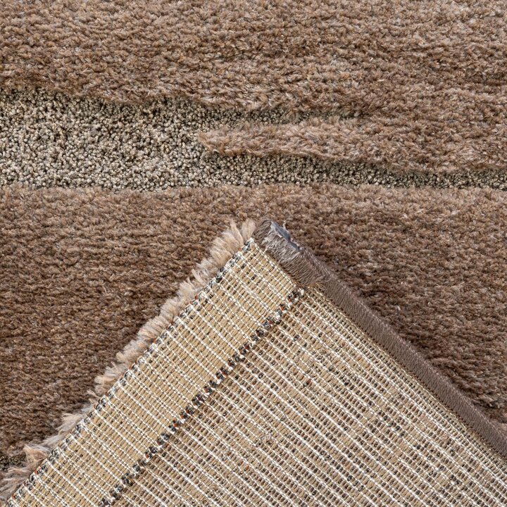 Modern vloerkleed - Lewis Bruin 7222