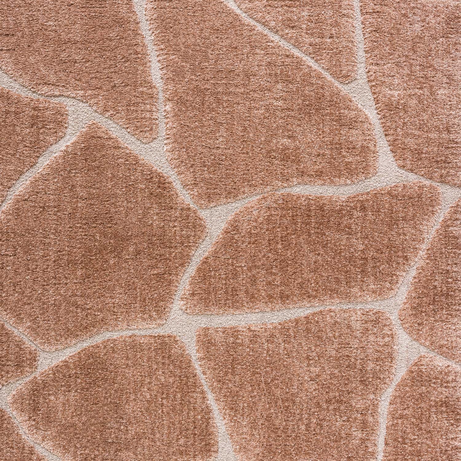 Organisch vloerkleed - Maya Bruin 7222 - sfeer