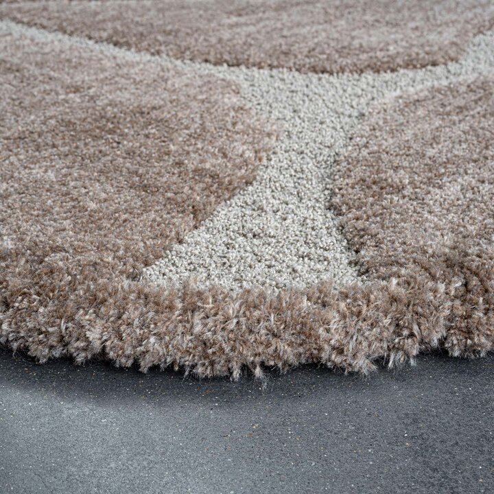 Organisch vloerkleed - Maya Bruin 7222