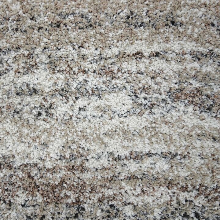 Hoogpolig vloerkleed - Malta Taupe/Gemeleerd 6828