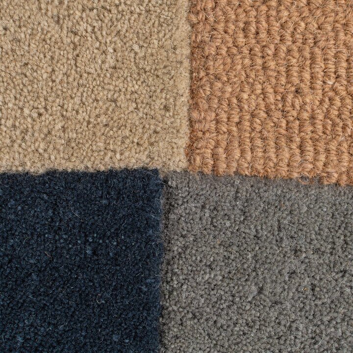 Kleurrijk vloerkleed - Esro Blauw/Multicolor 