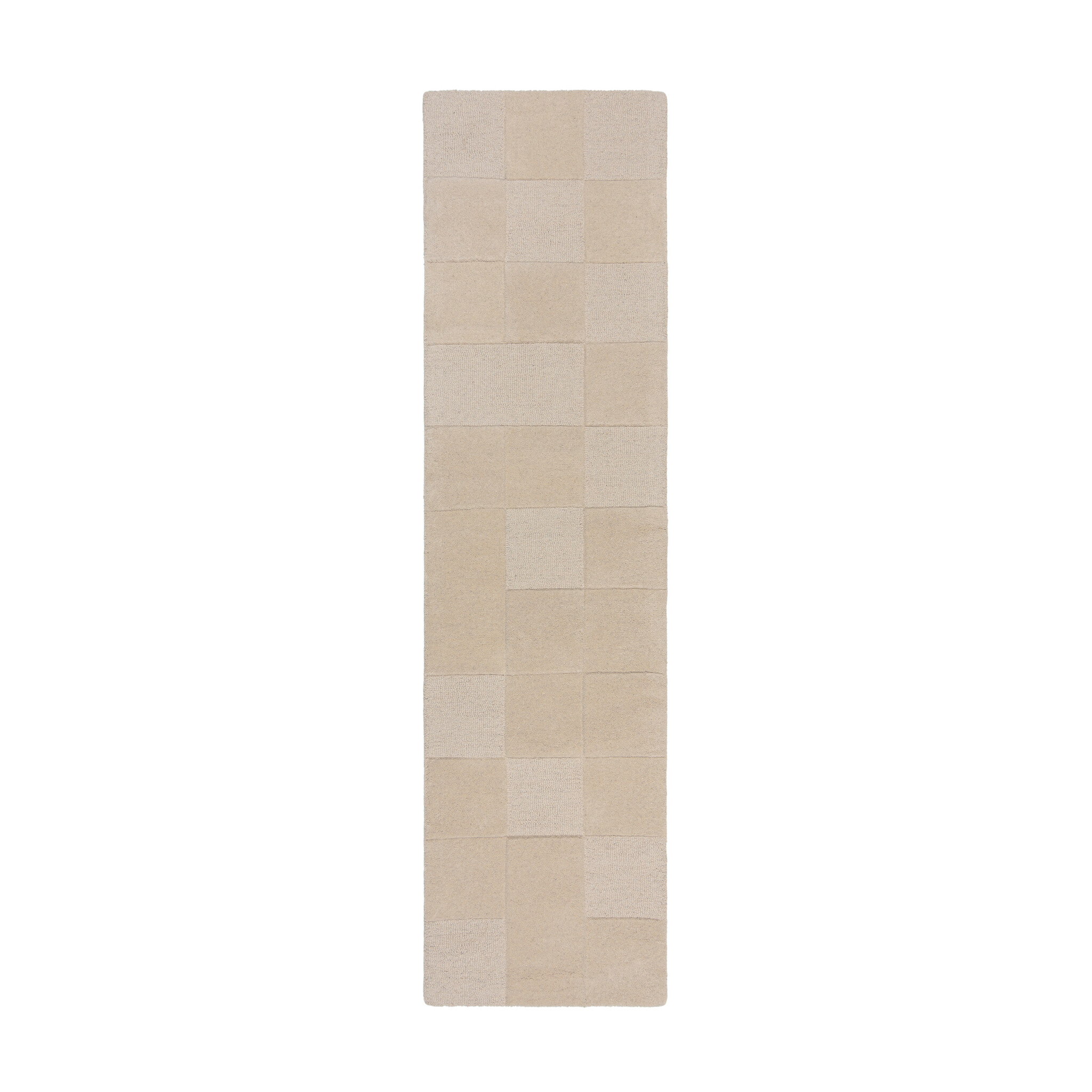 Luxe loper - Xeano Checkerboard Beige - sfeer