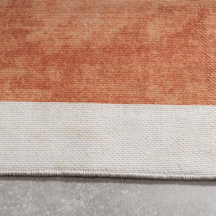 Retro binnen- & buitenvloerkleed - Pop Lines Terra