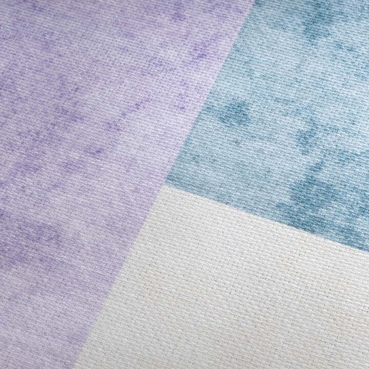 Retro binnen- & buitenvloerkleed - Pop Lines Lila