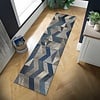 Abstract wollen loper - Anko Blauw - thumbnail