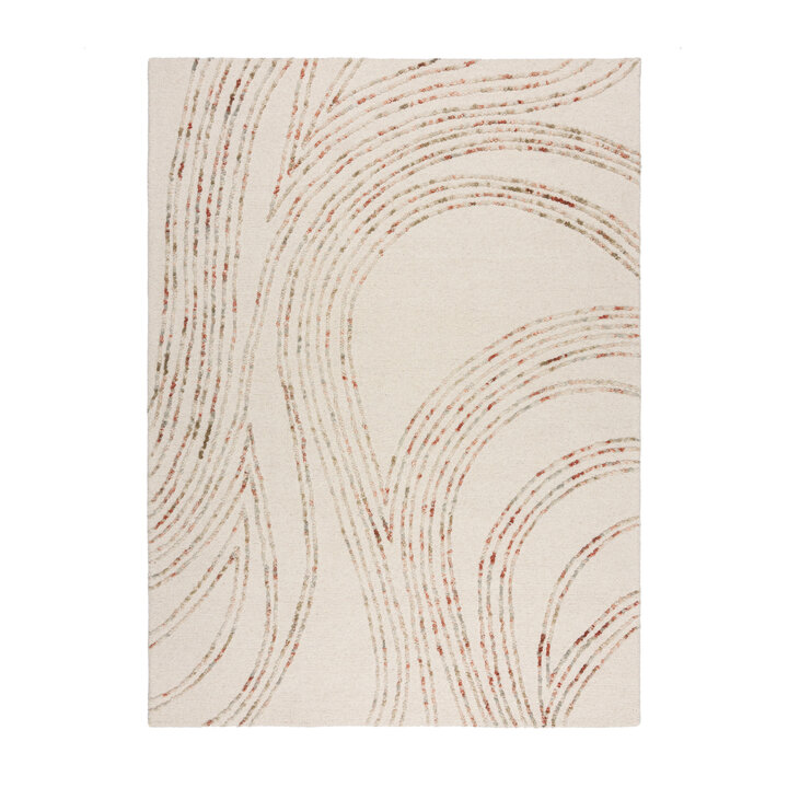 Abstract vloerkleed - Maceo Swirl Creme/Multi