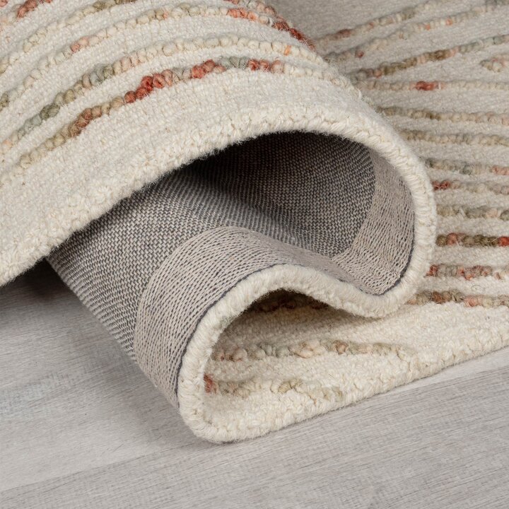 Abstract vloerkleed - Maceo Swirl Creme/Multi