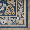 Binnen- & buitenvloerkleed - Bloom Oriental Blauw - thumbnail 4