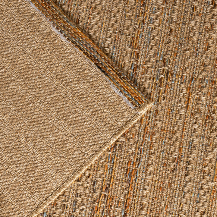 Jute buitenkleed - Daisy Lines Multicolor