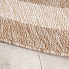 Rond In- & Outdoor vloerkleed - Sierra Frame Beige/Creme - thumbnail 5