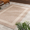 In- & Outdoor vloerkleed - Sierra Border Beige/Creme - thumbnail