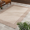 In- & Outdoor vloerkleed - Sierra Border Creme/Beige - thumbnail