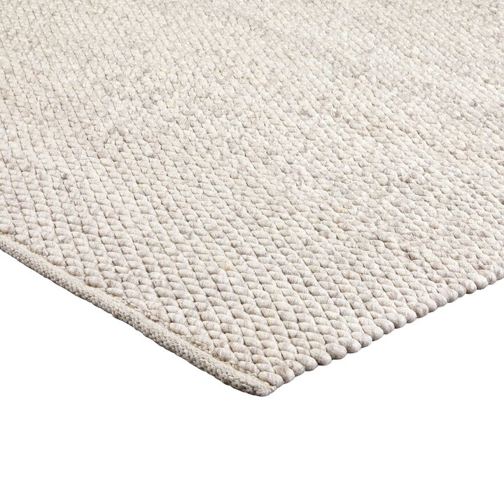 Handgeweven vloerkleed - Donna Wit 815