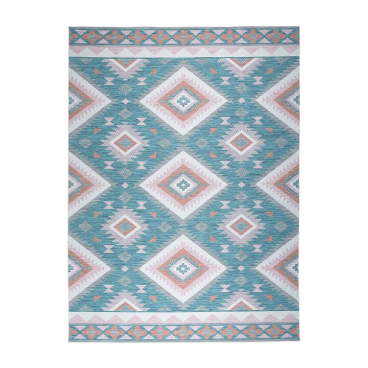 Bohemian buitenkleed - Vedra Aztec Blauw