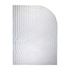 Organisch vloerkleed - Flowy Wavy Creme - thumbnail 1