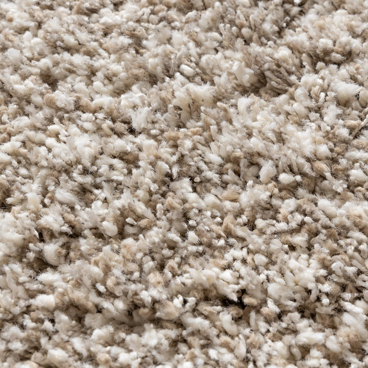 Luxe hoogpolig vloerkleed - Yves Beige