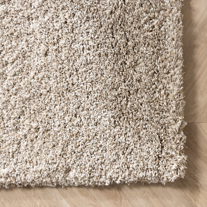 Luxe hoogpolig vloerkleed - Yves Beige