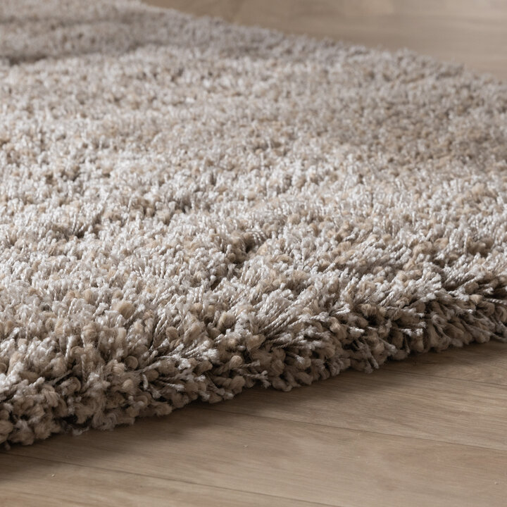 Luxe hoogpolig vloerkleed - Yves Taupe