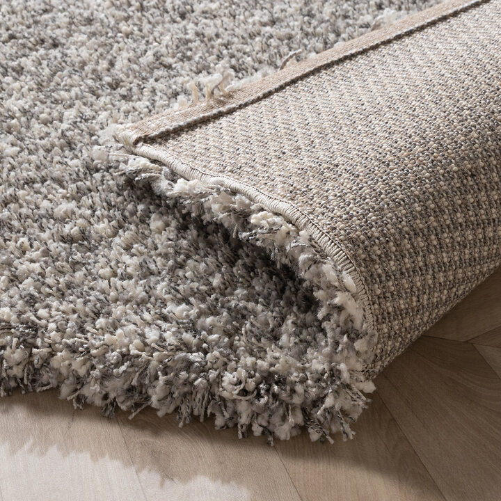 Luxe hoogpolig vloerkleed - Yves Lichtgrijs