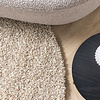 Rond hoogpolig vloerkleed - Yves Beige - thumbnail 2