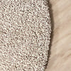 Rond hoogpolig vloerkleed - Yves Beige - thumbnail 4