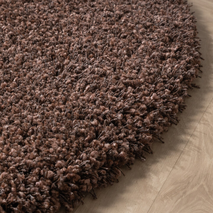 Rond hoogpolig vloerkleed - Yves Bruin