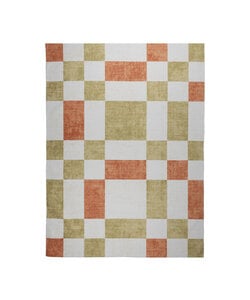 Retro binnen- & buitenvloerkleed - Pop Cubes Terra