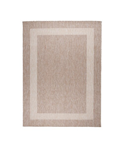 In- & Outdoor vloerkleed - Sierra Border Beige/Creme