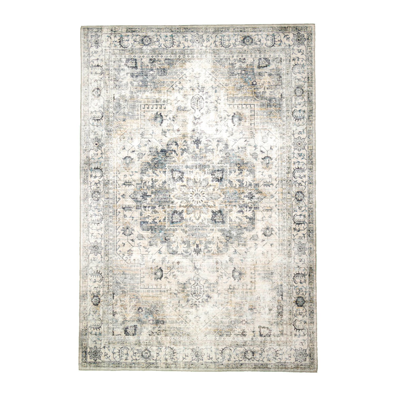 Vintage vloerkleed - Lago Grijs - sfeer