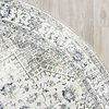 Rond Vintage vloerkleed - Lago Grijs - thumbnail 3