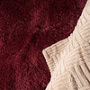 Wasbaar hoogpolig vloerkleed - Ziggy Rood - thumbnail 2