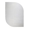 Organisch vloerkleed - Flowy Lines Creme - thumbnail 1