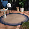 Rond binnen- & buitenkleed - Florence Blauw - thumbnail