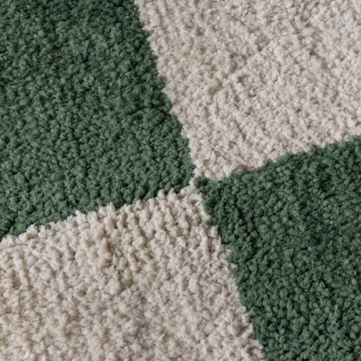 Checkerboard vloerkleed - Blox Groen