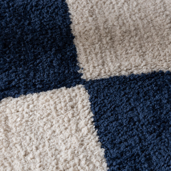 Checkerboard vloerkleed - Blox Blauw
