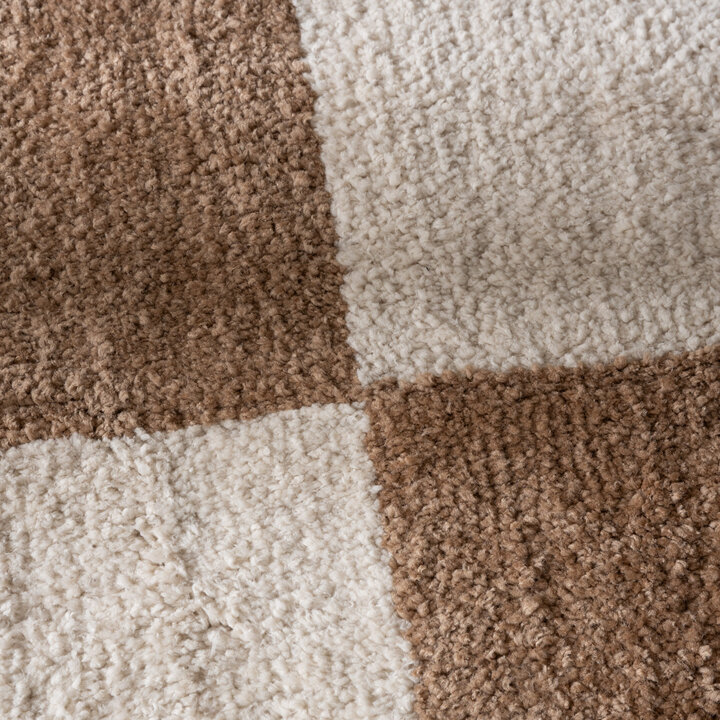 Checkerboard vloerkleed - Blox Beige