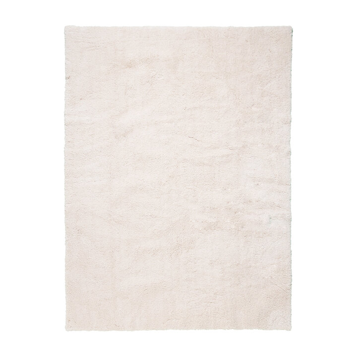 Wasbaar hoogpolig vloerkleed - Ziggy Creme