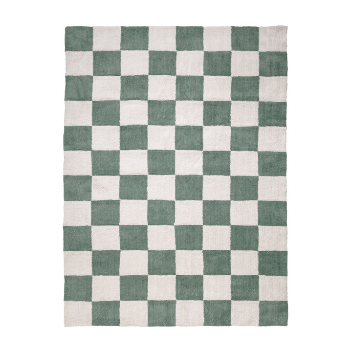 Checkerboard vloerkleed - Blox Groen
