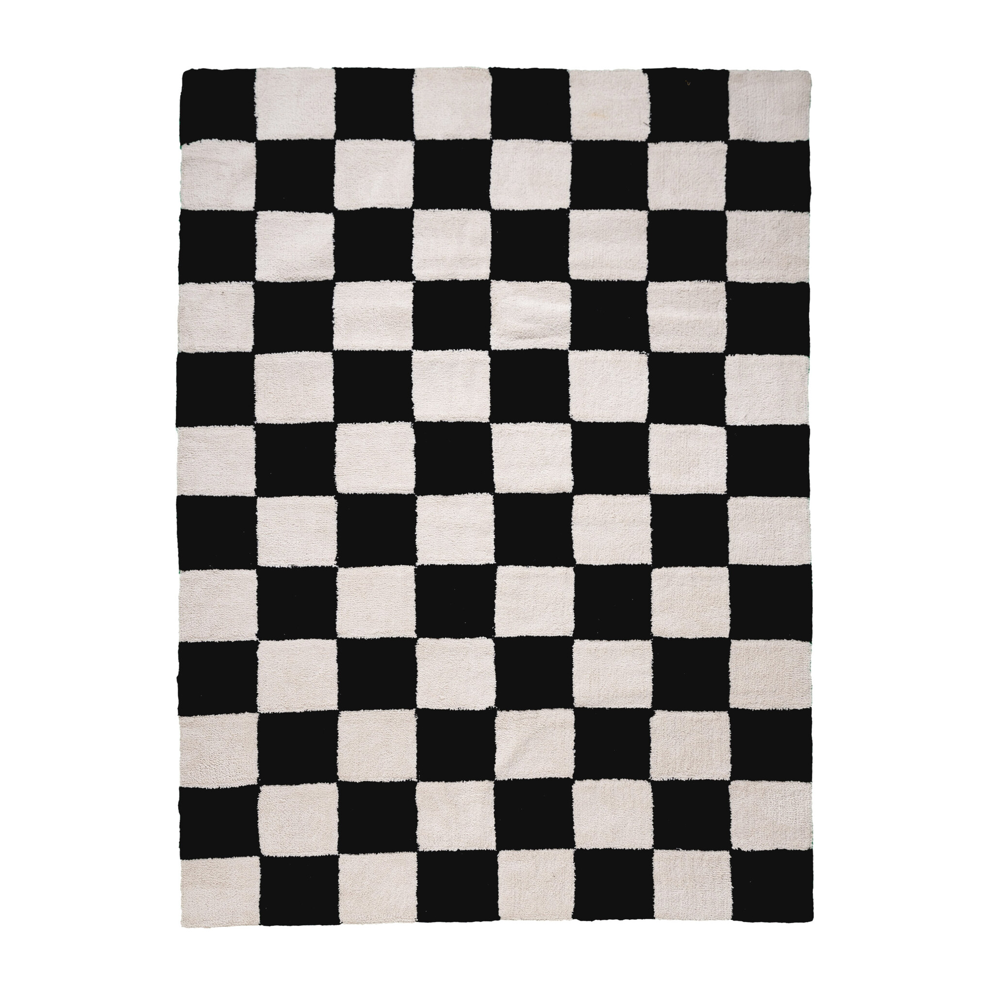 Checkerboard vloerkleed - Blox Zwart - sfeer