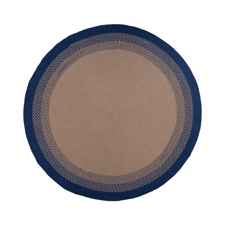 Rond binnen- & buitenkleed - Florence Blauw