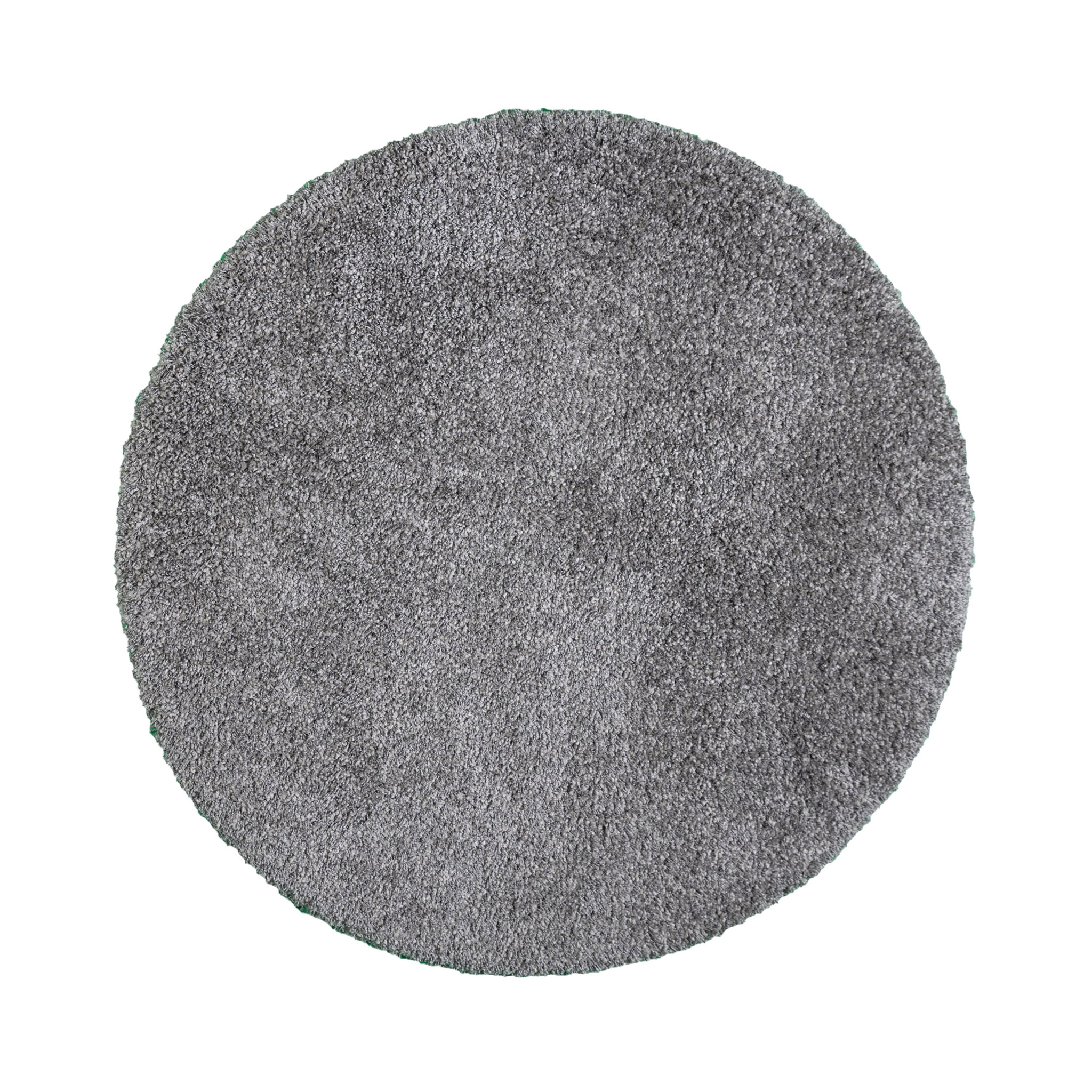 Rond hoogpolig vloerkleed - Yves Grijs - sfeer