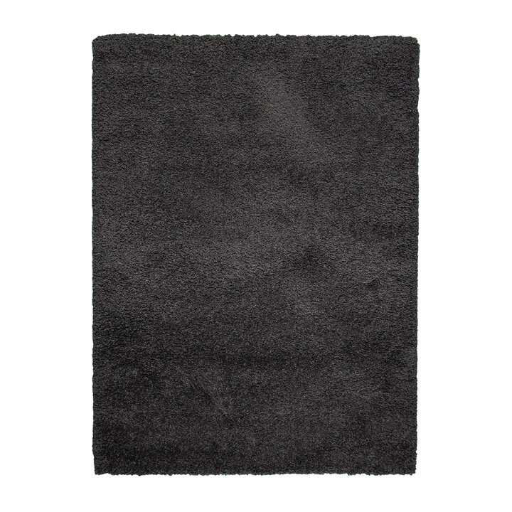 Luxe hoogpolig vloerkleed - Yves Antraciet