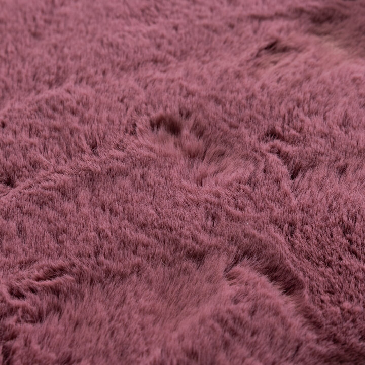 Rond Hoogpolig vloerkleed - Comfy Supreme Donkerroze