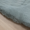 Rond Hoogpolig vloerkleed - Comfy Supreme Blauw/Groen - thumbnail 5