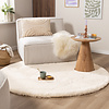 Rond Hoogpolig vloerkleed - Comfy Supreme Creme - thumbnail