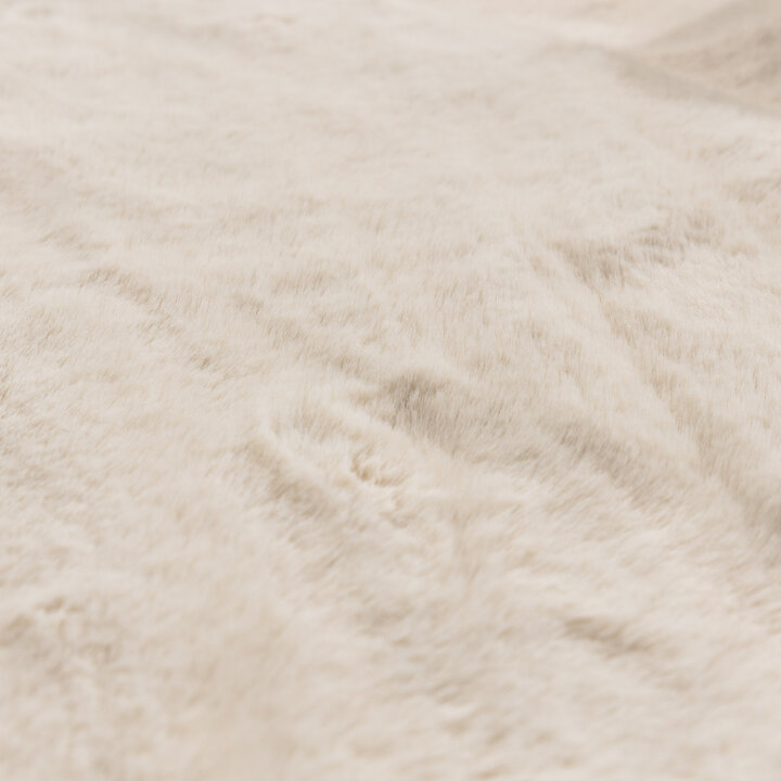Rond Hoogpolig vloerkleed - Comfy Supreme Creme