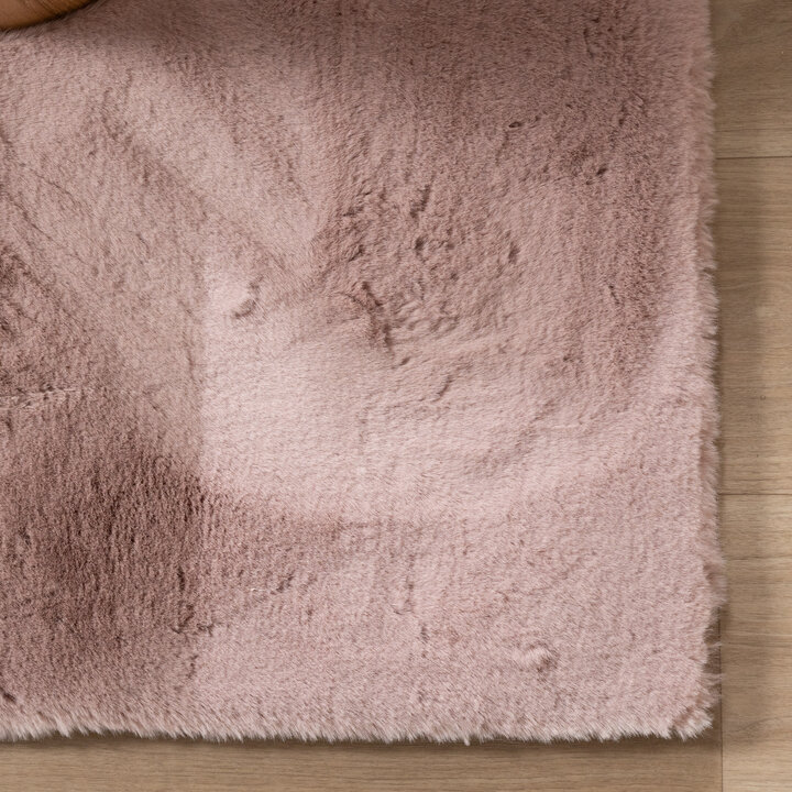 Zacht Hoogpolig vloerkleed - Comfy Supreme Roze