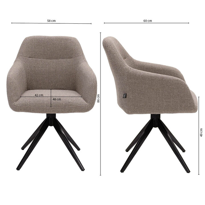 Draaistoel - Rafi Greige